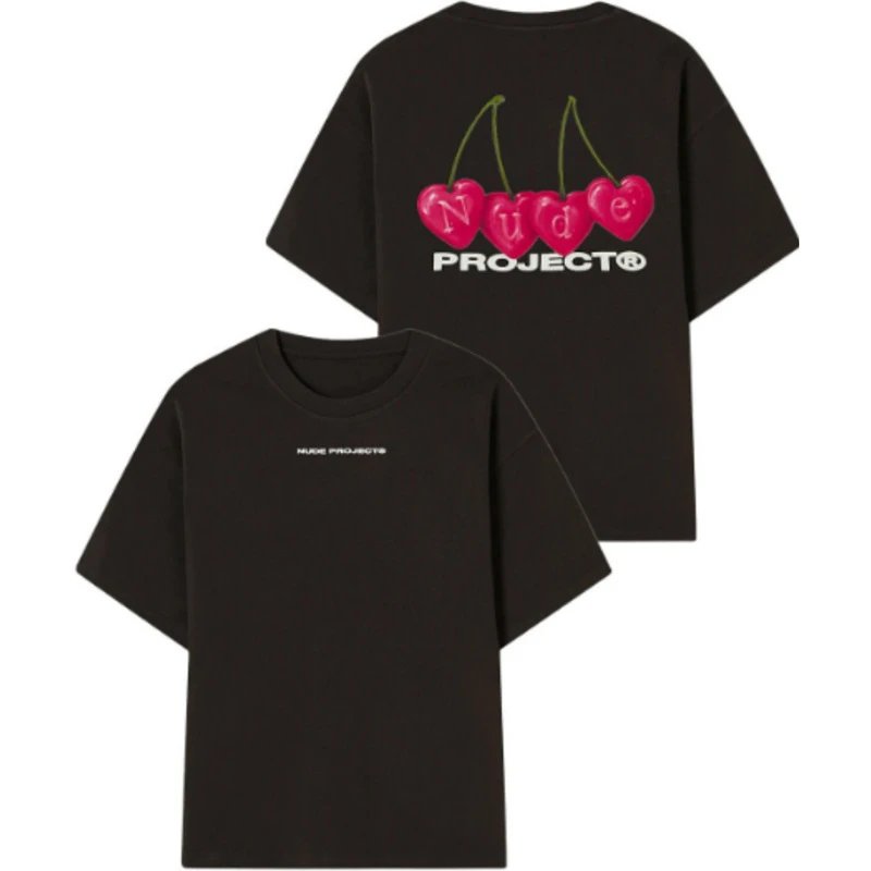 Nude Project Juicy Cherry Tee Black