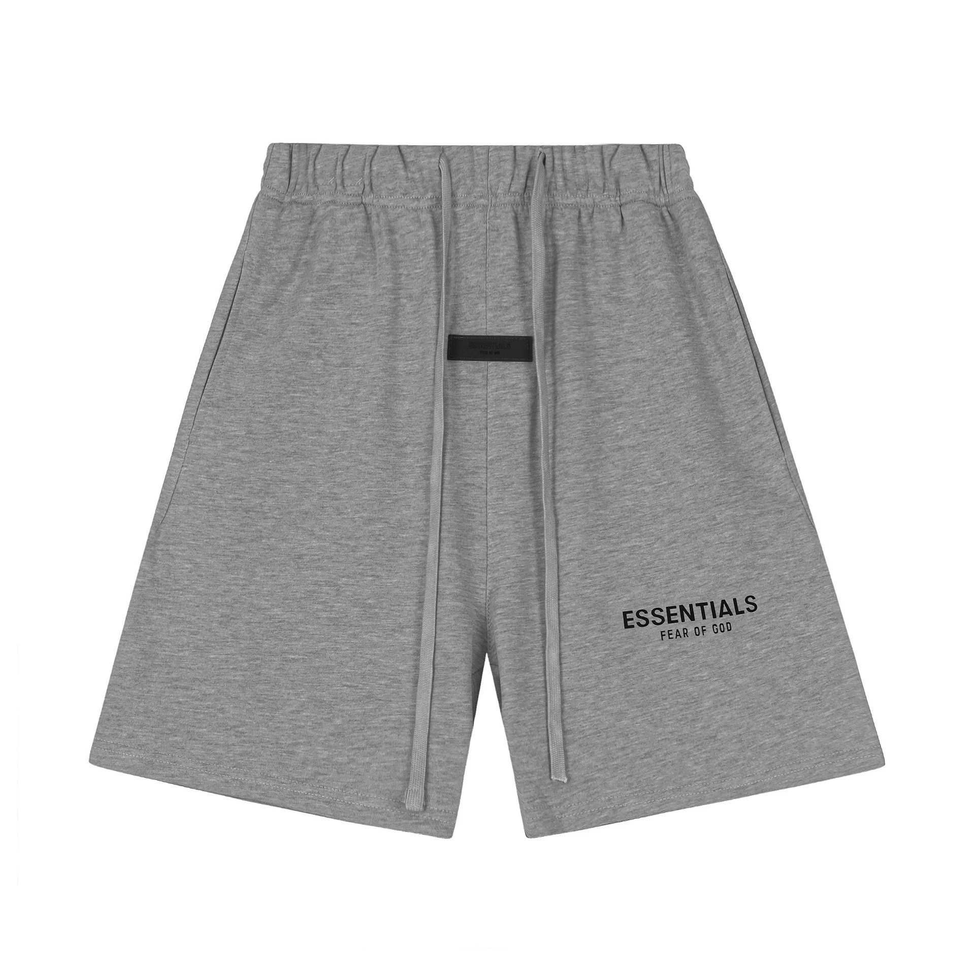 Fear of God Essentials Sweat Shorts Logo Heather Grey