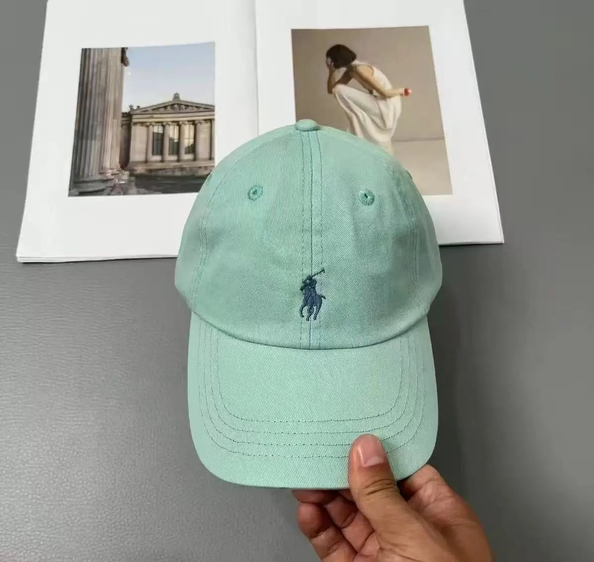 Polo Ralph Lauren Cotton Chino Cap Mint Green