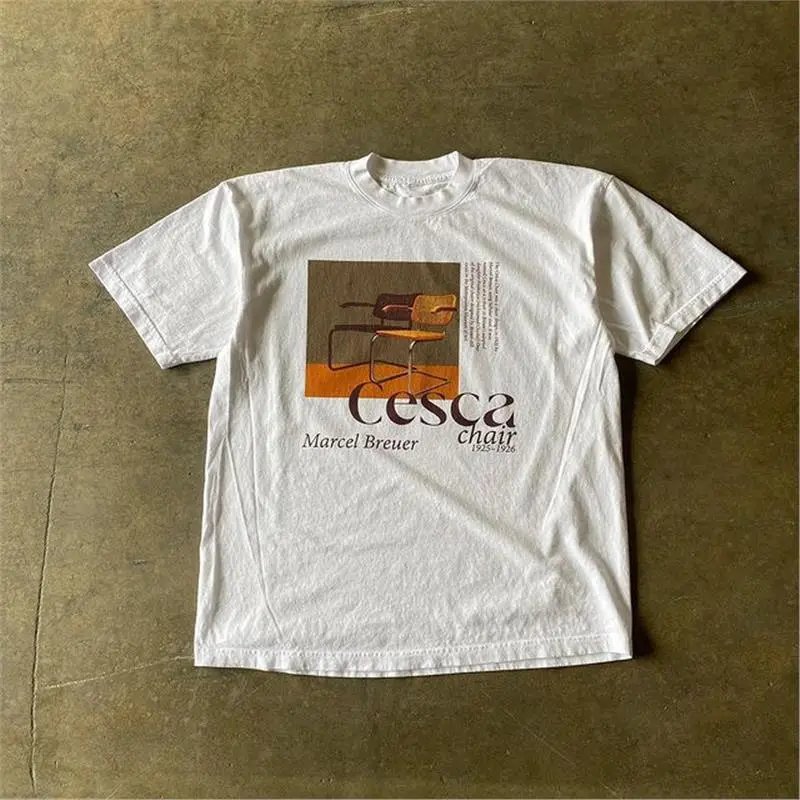 Other Marcel Breuer Cesca Chair Graphic T-shirt White
