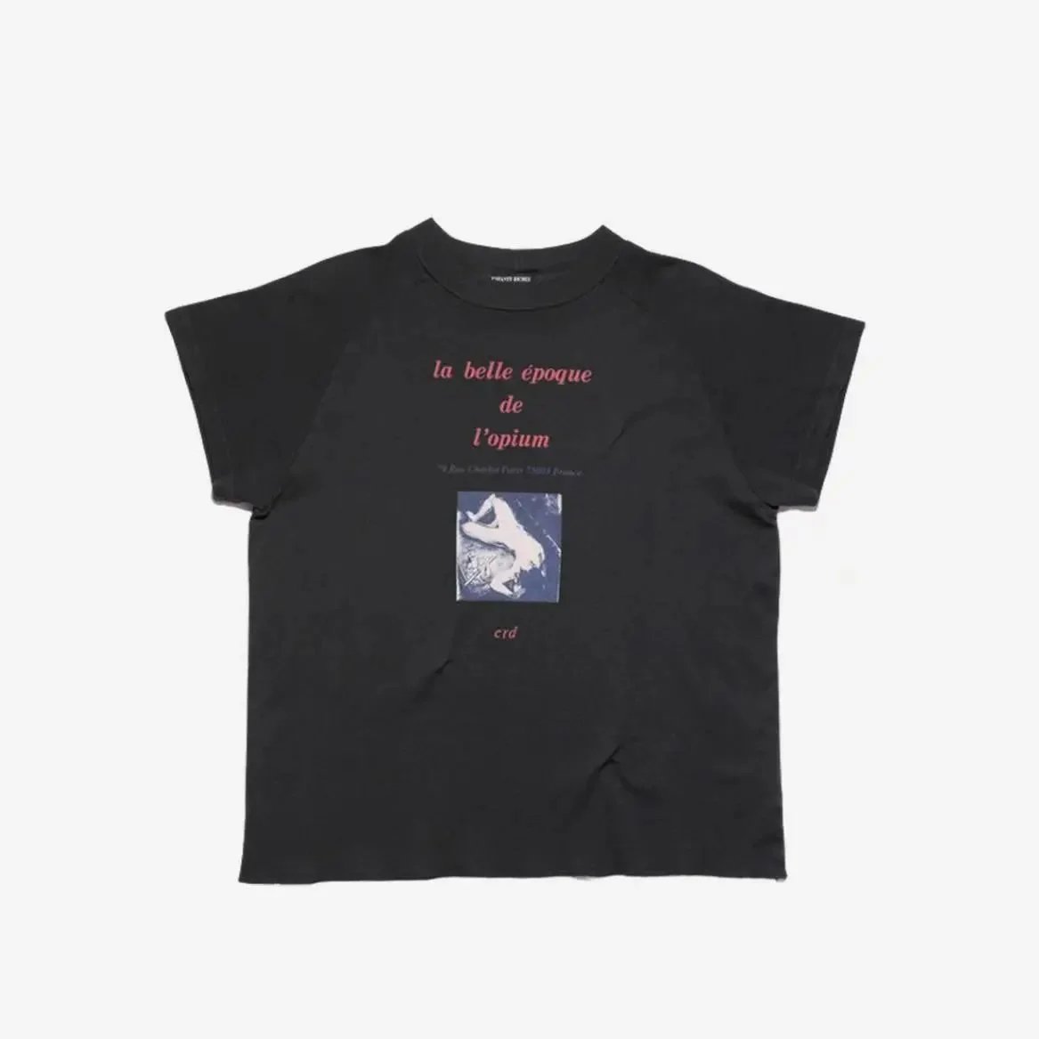 ERD Melancholy Rich Second Generation 24FW Belle Opium Raglan Figure Illustration T-Shirt-Roniny-XW
