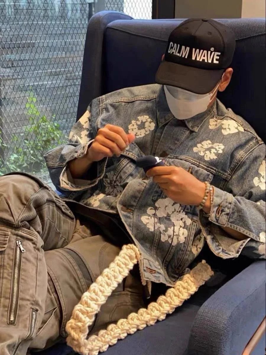 Calm Wave Floral Denim Jacket [28 styles]