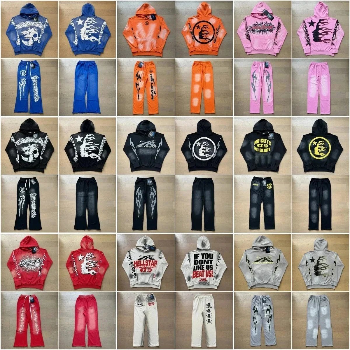 Vintage Washed Casual Tracksuit