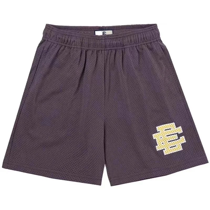 Multicolor Camo Print Shorts with Monogram Logo - 14