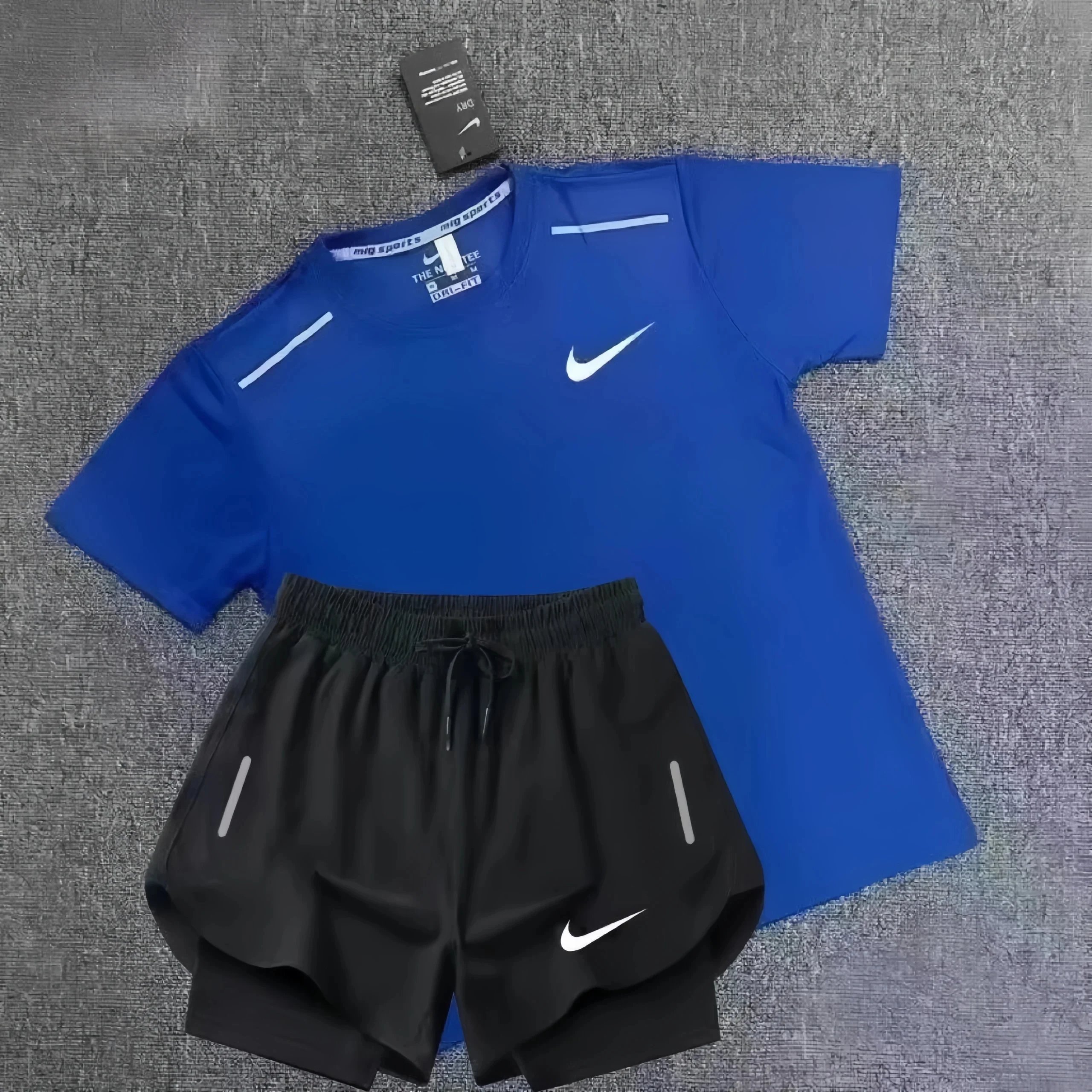 Nike Reflective Performance Set Blue/Black Activewear - 13