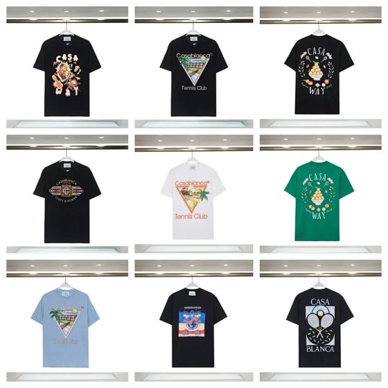 Ca fabric trendy casual T-shirt 1