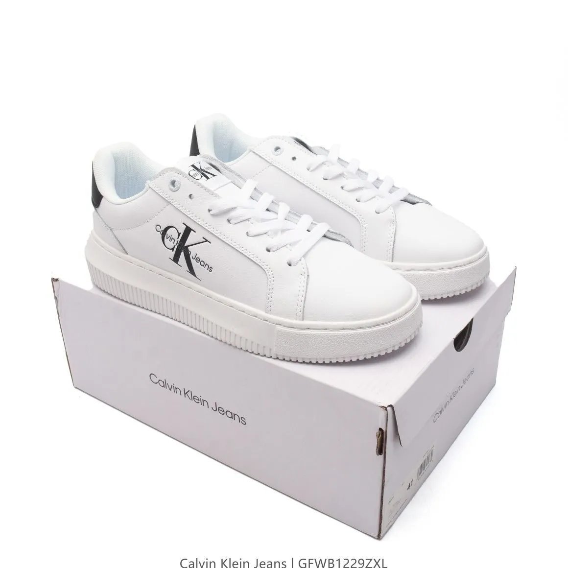 Calvin Klein Jeans Logo Platform Low Top Sneakers