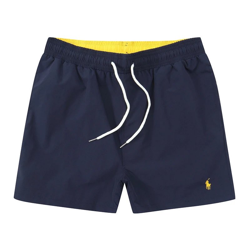 Men's beach pants with quarter zip tie contrasting shorts, casual and fashionable wave pants, men's straight leg summer sports pants trend