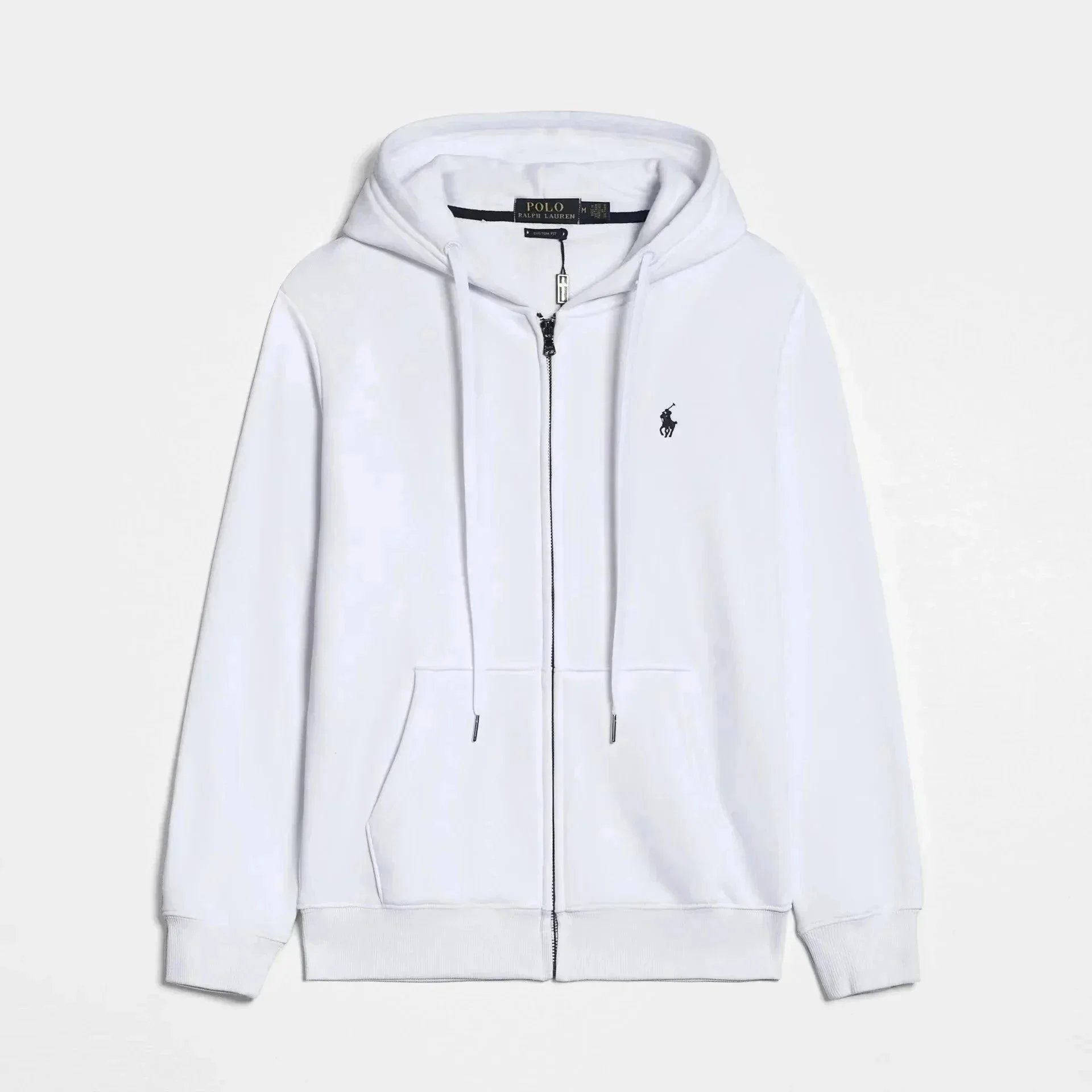 Zipper white (black label)