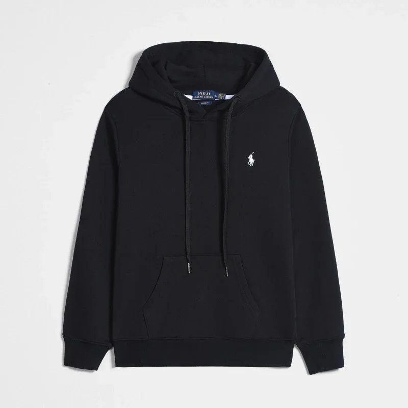 Pullover style black white logo
