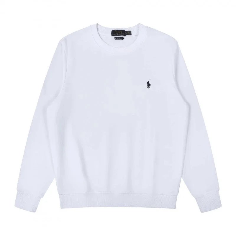 Crew neck white black logo
