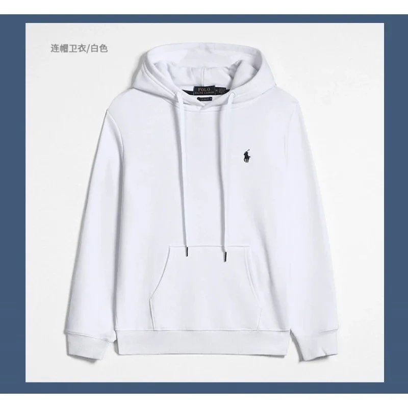 Pullover style white black logo