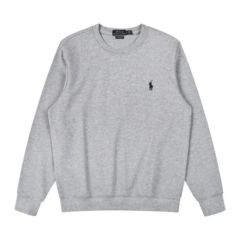 Crew neck grey black logo