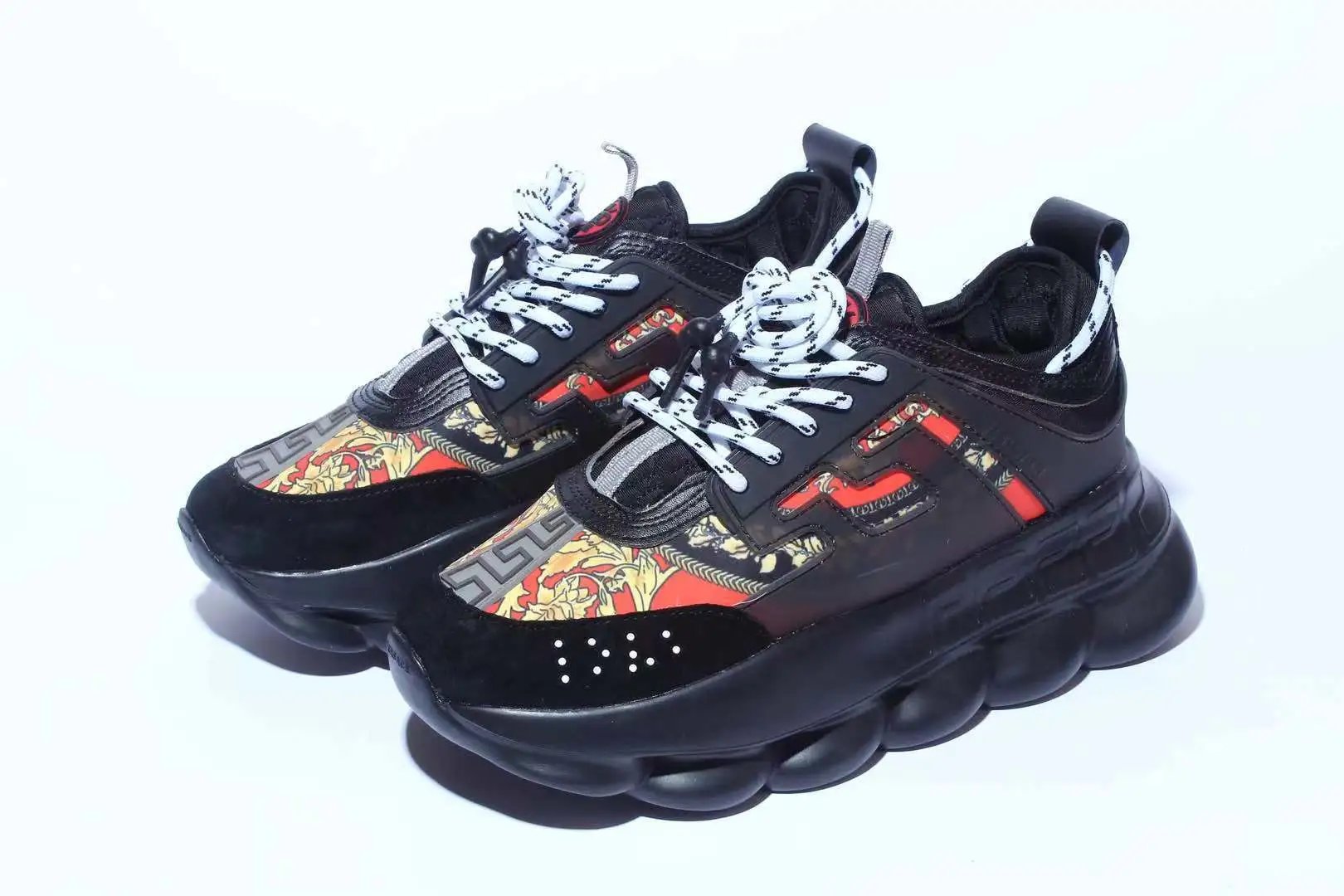 black red
