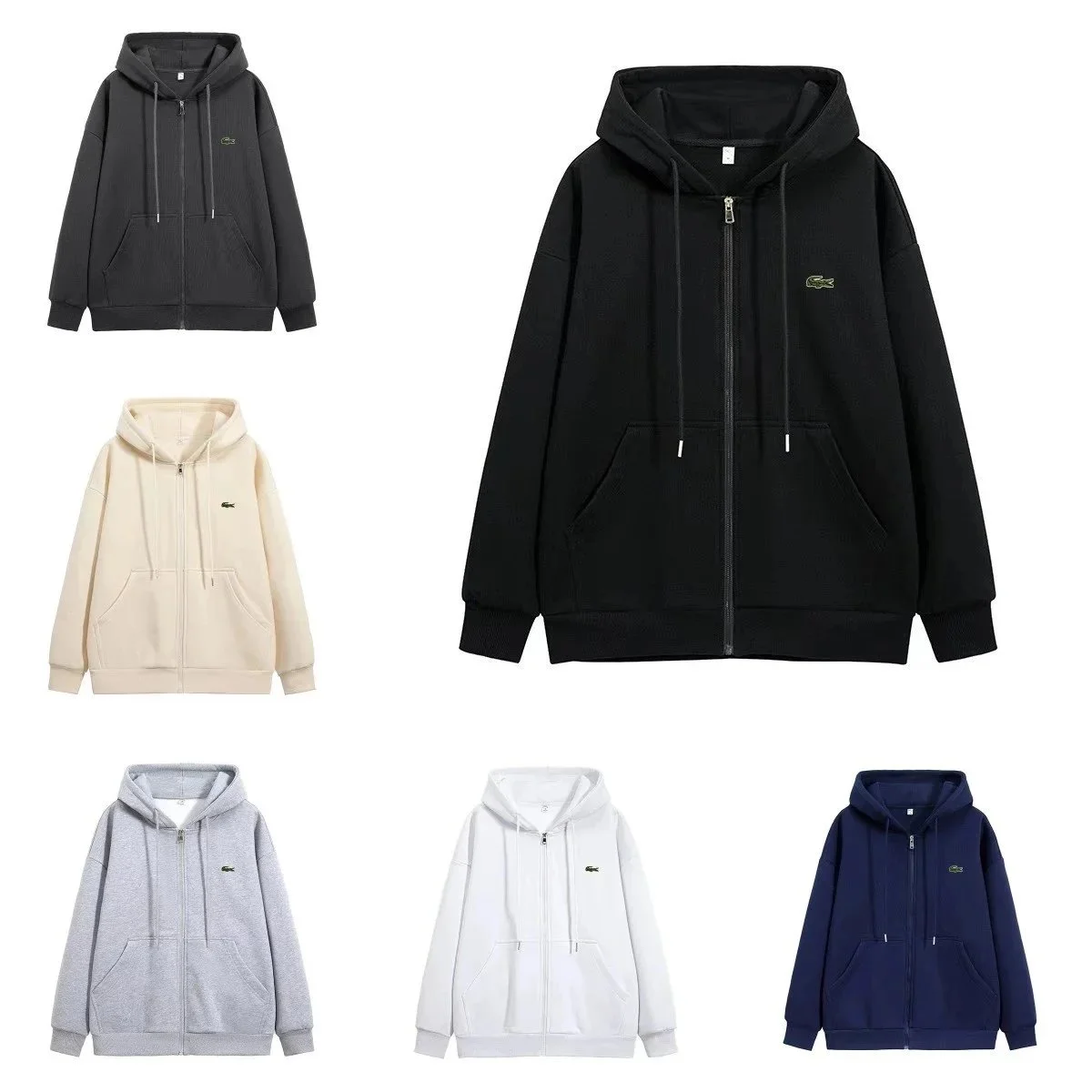 Lacoste Classic Zip-Up Hoodie 