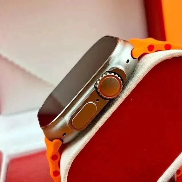 Apple Watch Ultra with Orange Ocean Band product photo 3