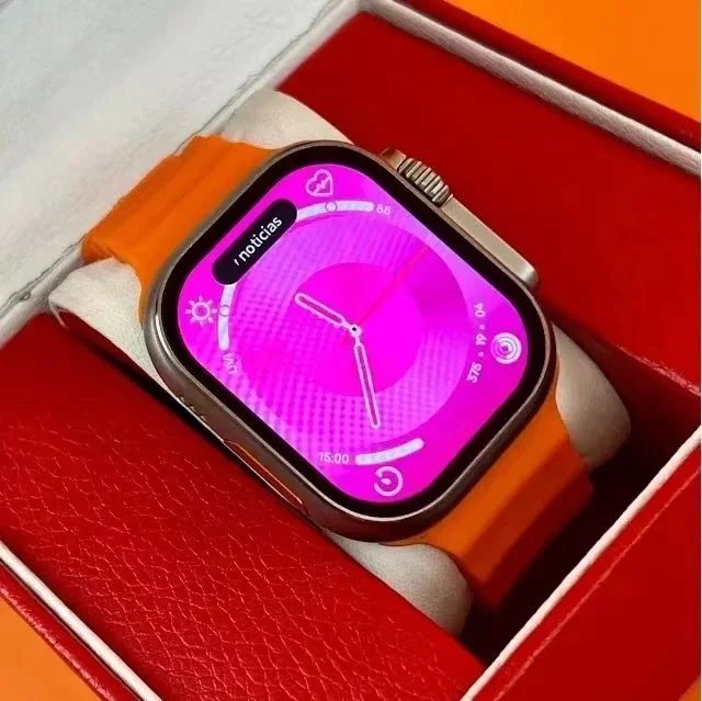 Apple Watch Ultra with Orange Ocean Band product photo 2