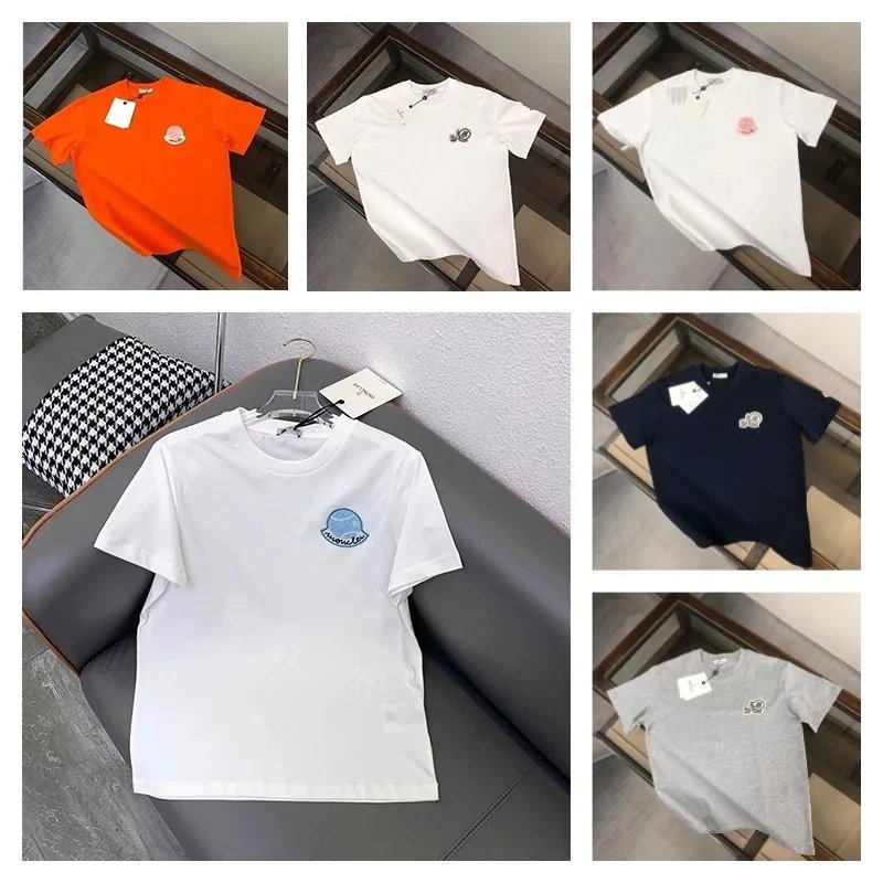 Moncler Short Sleeve T-Shirt with Logo Patch