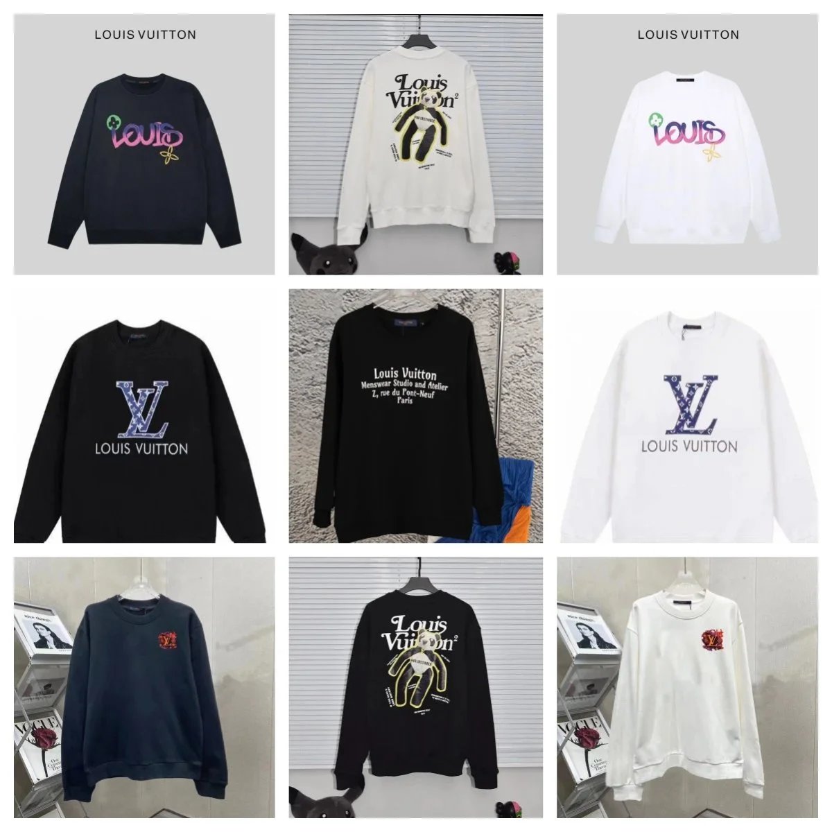 Louis Vuitton Casual Crewneck Sweatshirt