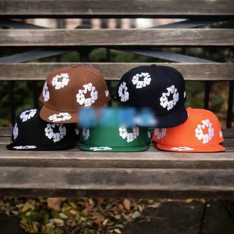 New Era Multi-color baseball caps with floral pattern