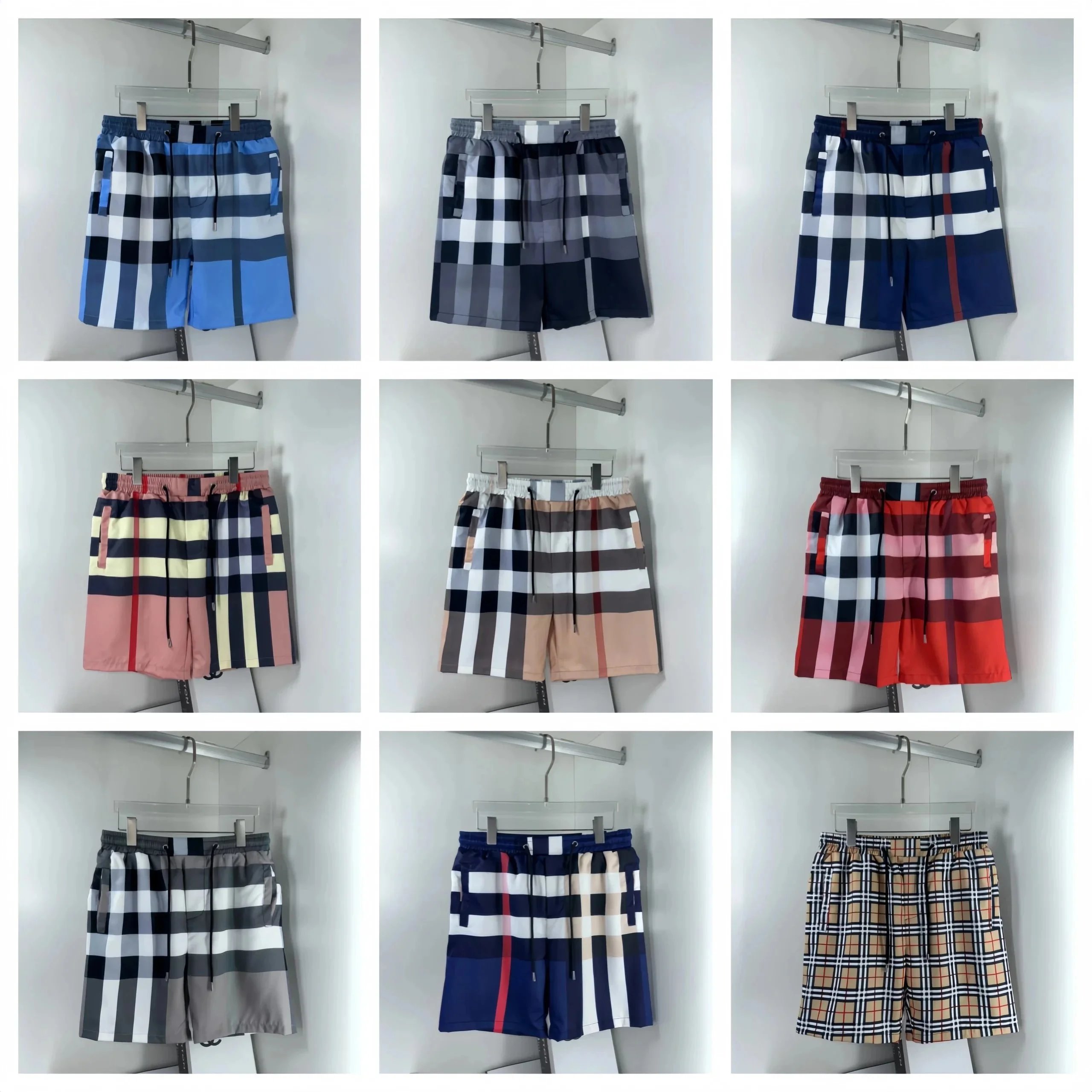 Burberry Check Pattern Casual Shorts