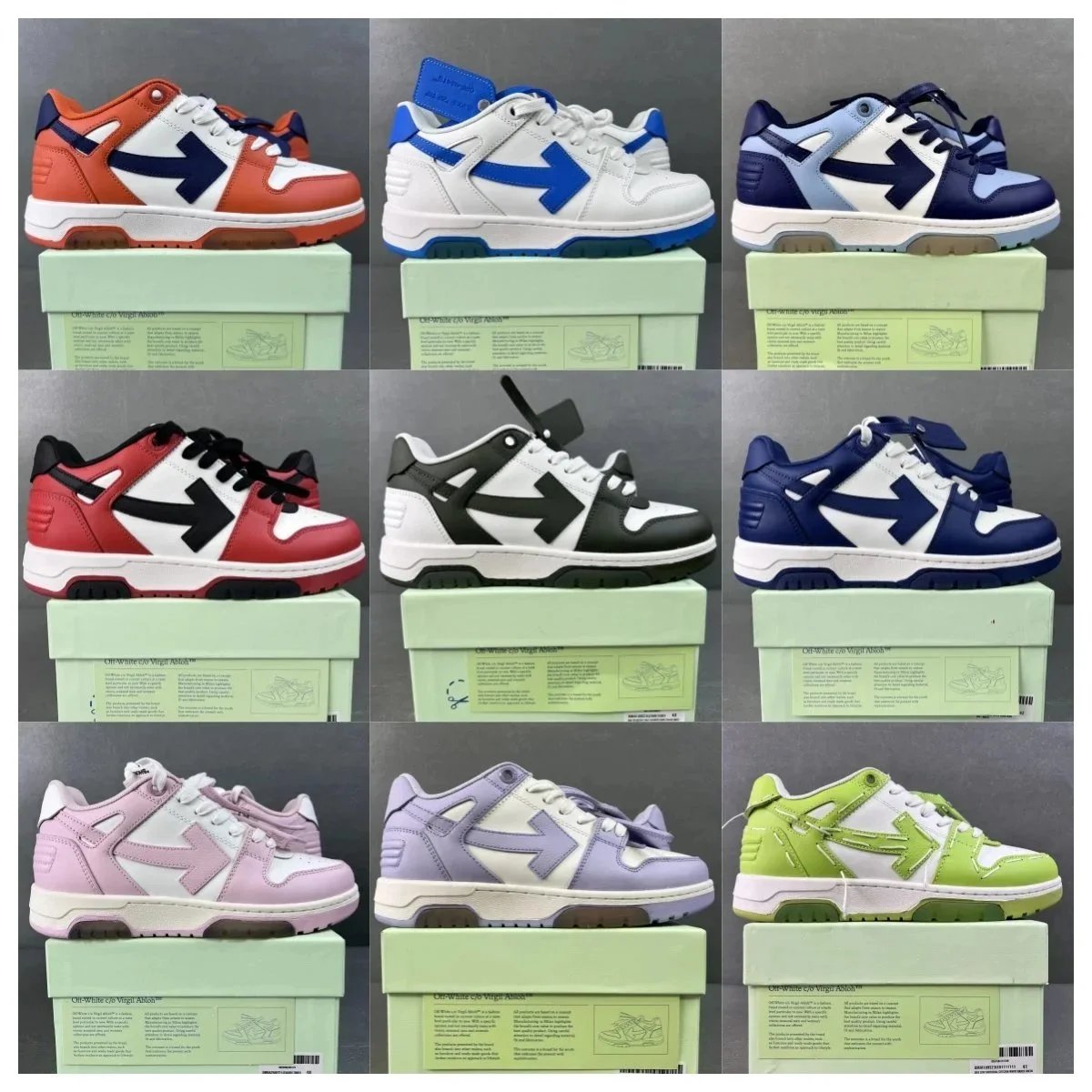 Off-White Low-top sneakers with arrow logo