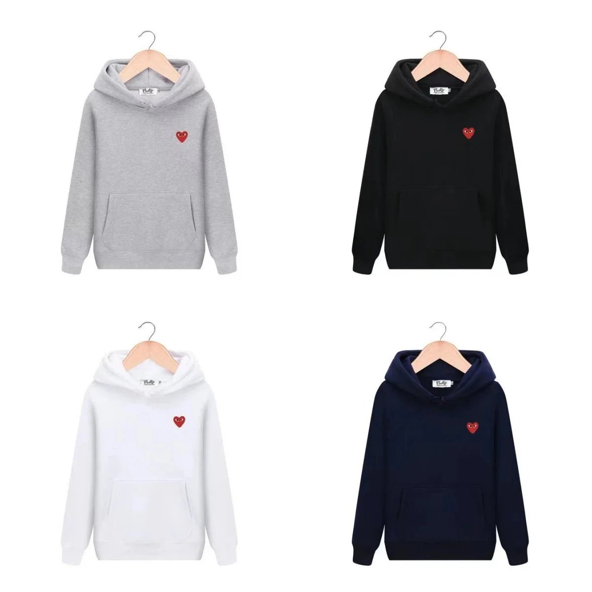 Comme des Garçons Play Heart Logo Hoodie