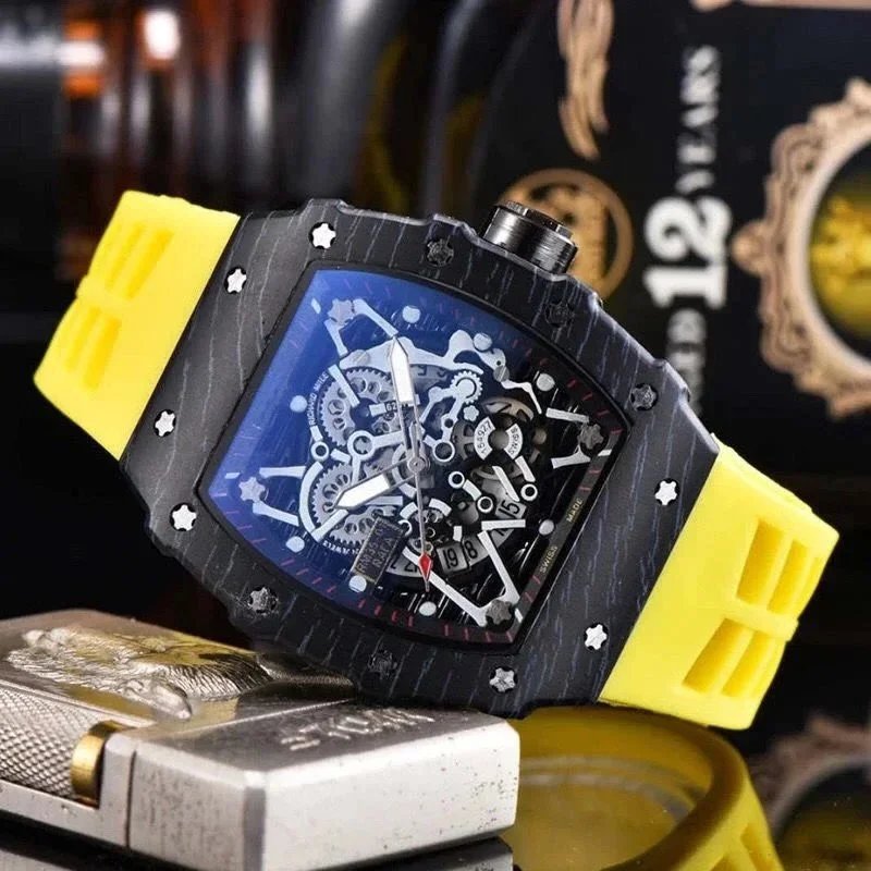 Richard Mille Skeleton Dial Tonneau Sport Watch product photo 4