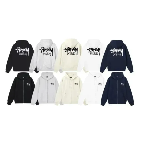 Stüssy Designs USA Graphic Hoodie Black - 5
