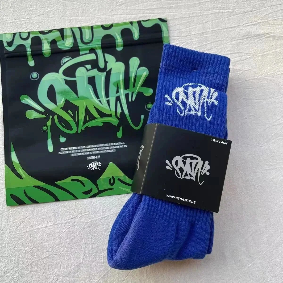 Syna Blue Socks