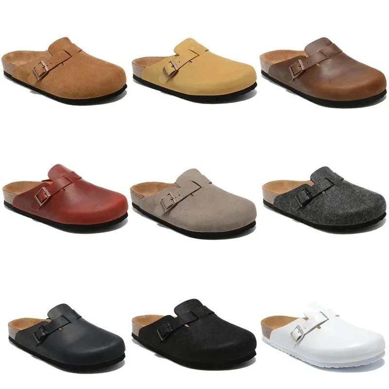 Birkenstock Boston Suede Clogs