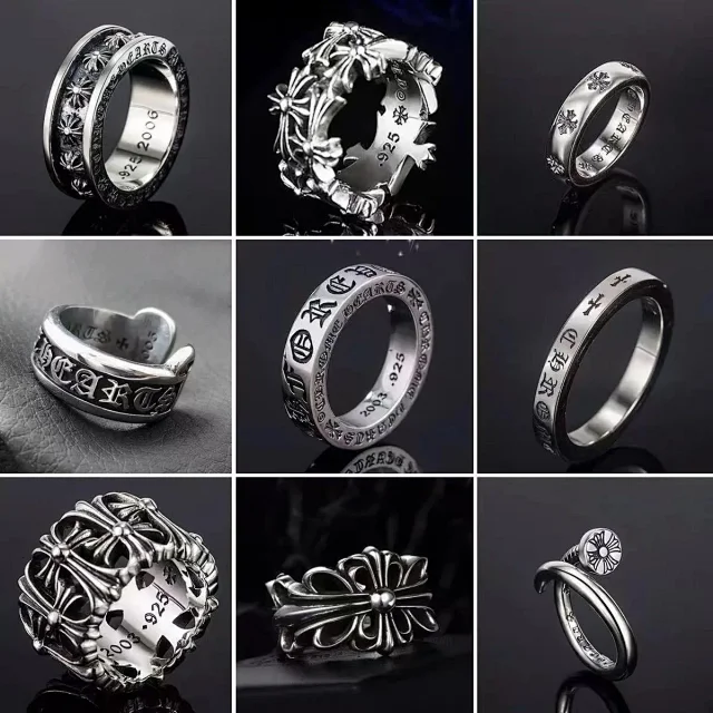 Chrome Hearts Jewelry Assorted sterling silver ring styles product detail image 3