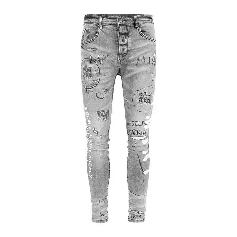 Amiri Men's Distressed Slim-Fit Jeans product photo 4