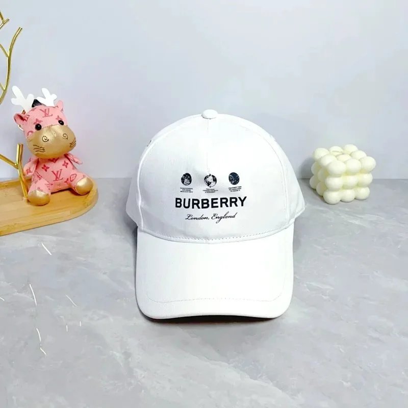 Burberry Graphic Logo and Check Brim Baseball Caps product photo 3