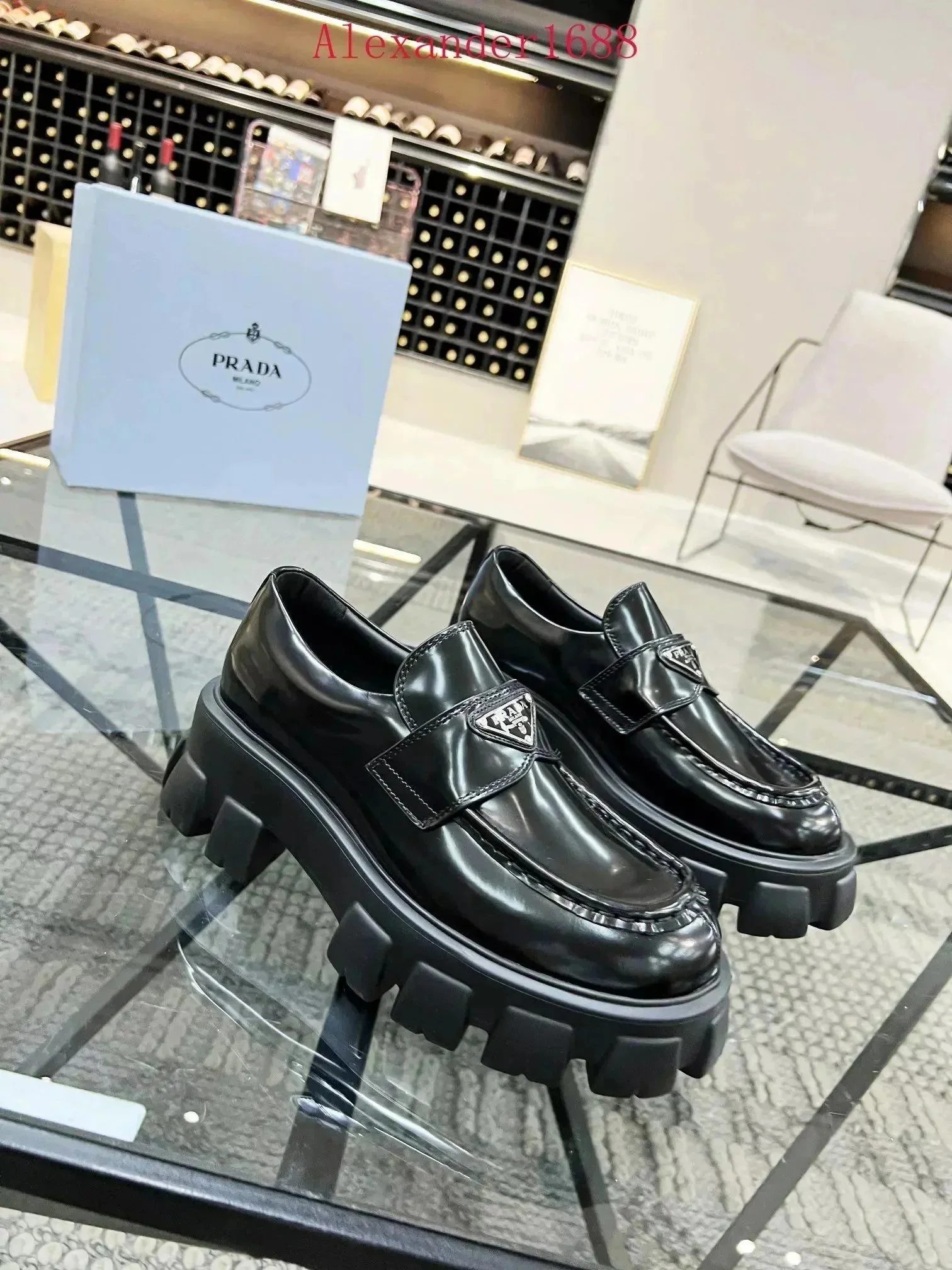  Prada leather shoes