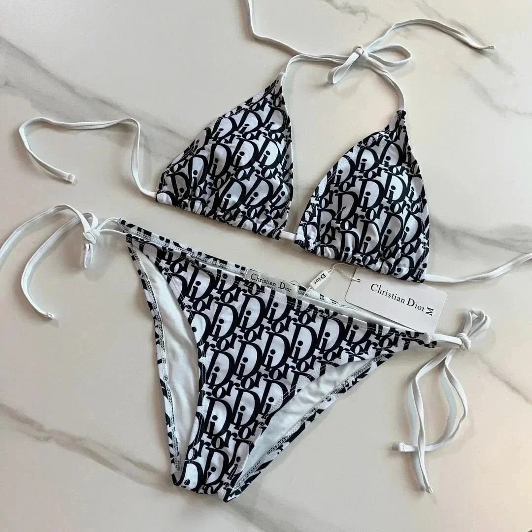 Christian Dior Star Print Two-Piece Swimsuit - 8/46