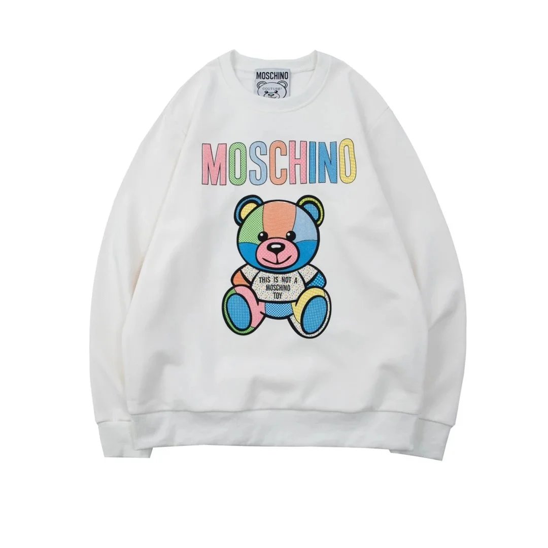 Moschino White Patchwork Teddy Bear Sweatshirt product photo 2