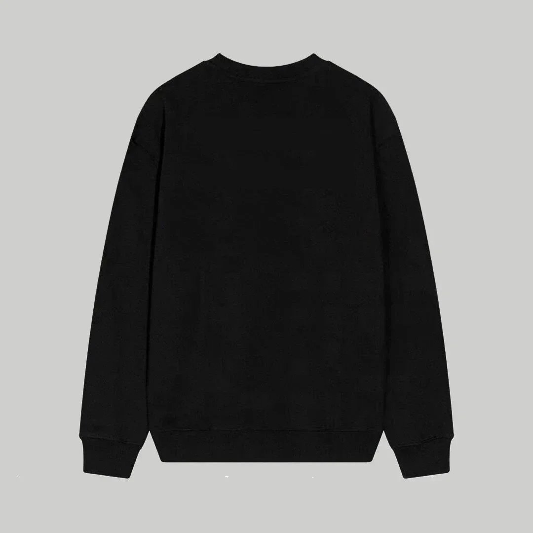 Balenciaga Logo Print Black Graphic Sweatshirt