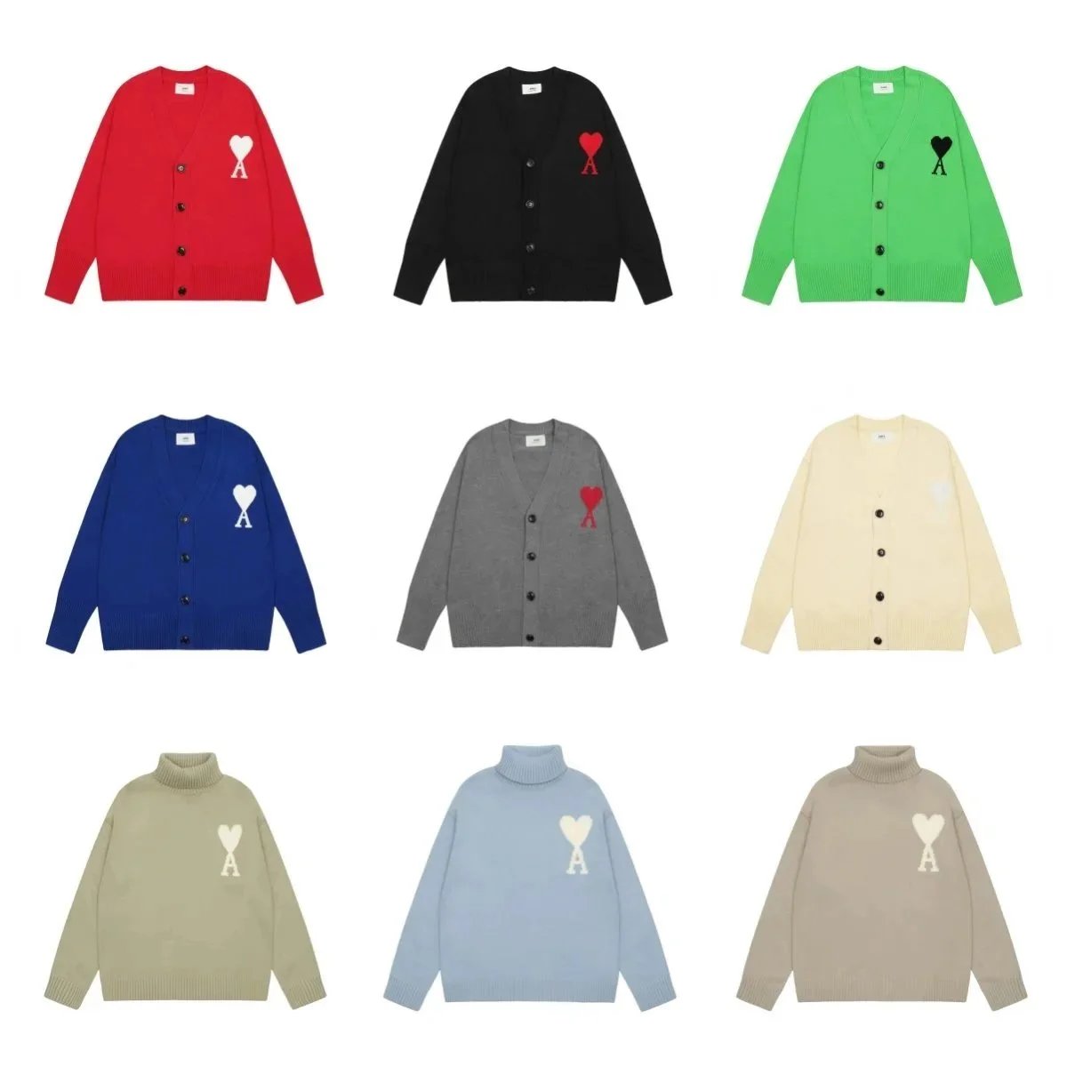AMI Paris Cardigan Sweaters