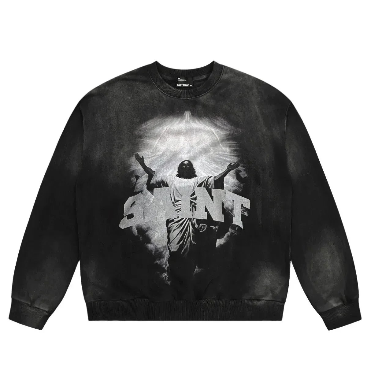 Saint Tears Men's Graphic Print Crewneck Sweatshirts product photo 4