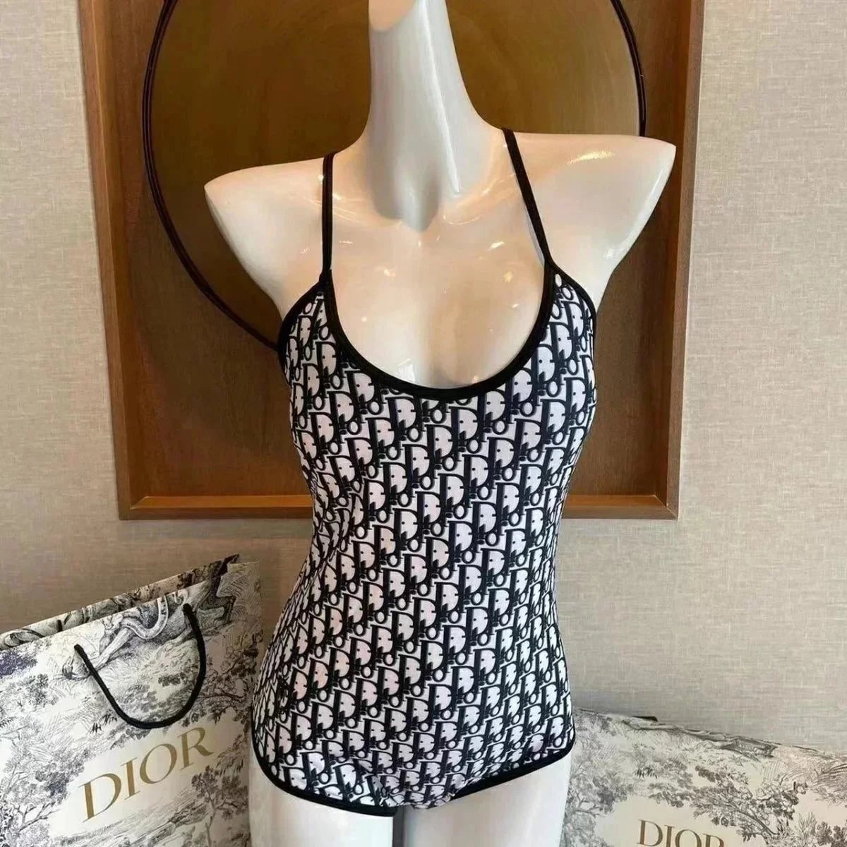 Christian Dior Star Print Two-Piece Swimsuit - 42/46