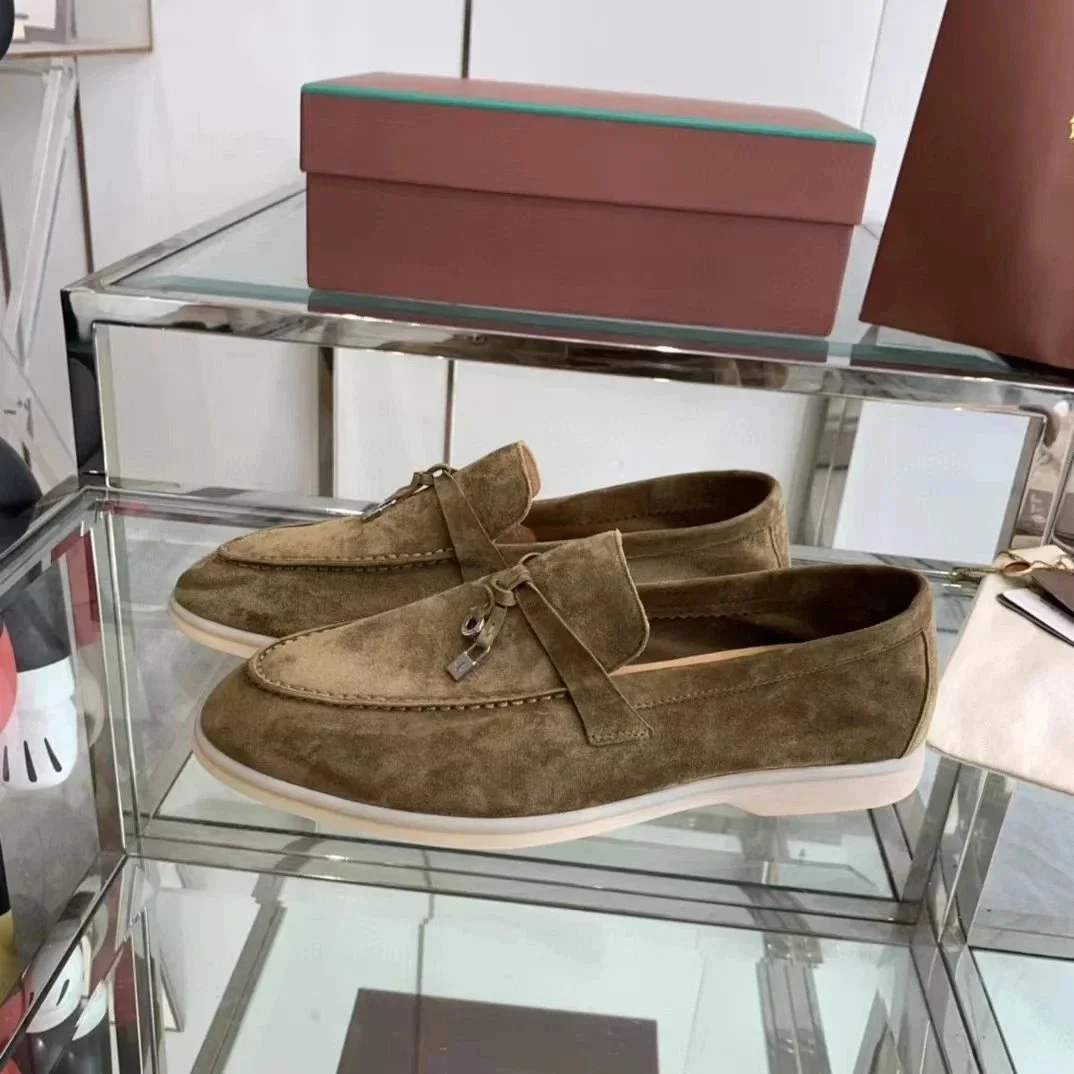 Loro Piana Suede Loafers