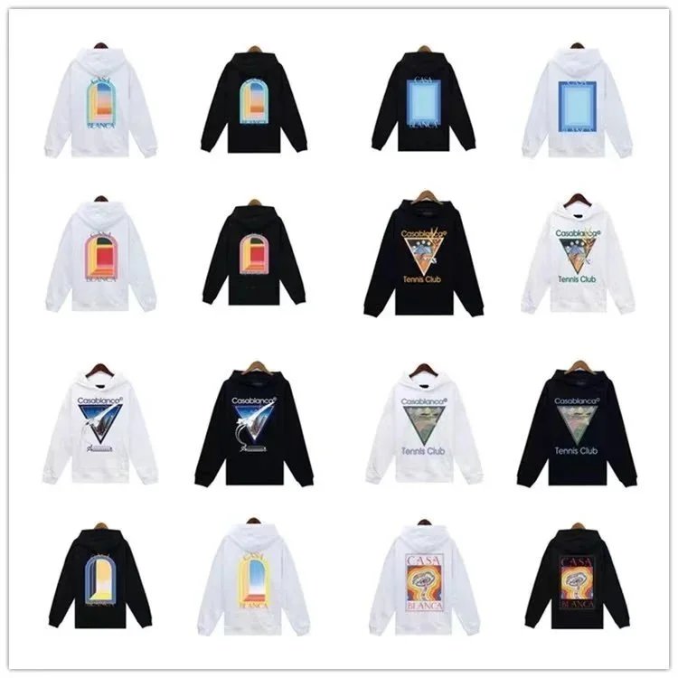Casablanca Unisex Graphic Print Hooded Sweatshirt