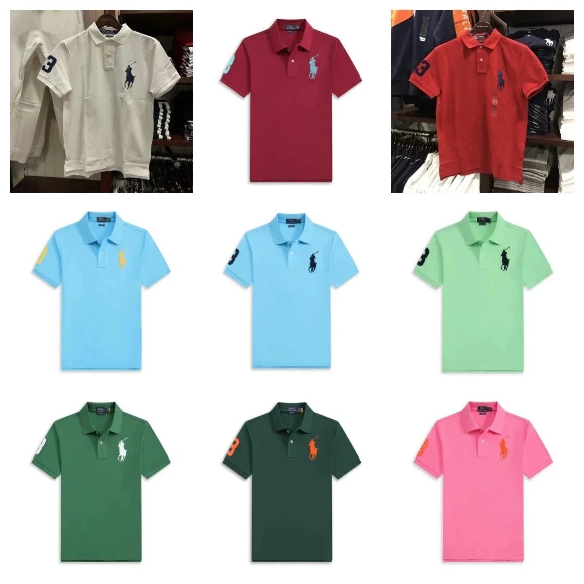 Ralph Lauren Short Sleeve Cotton Polo Shirt with Embroidered Logo product photo 1