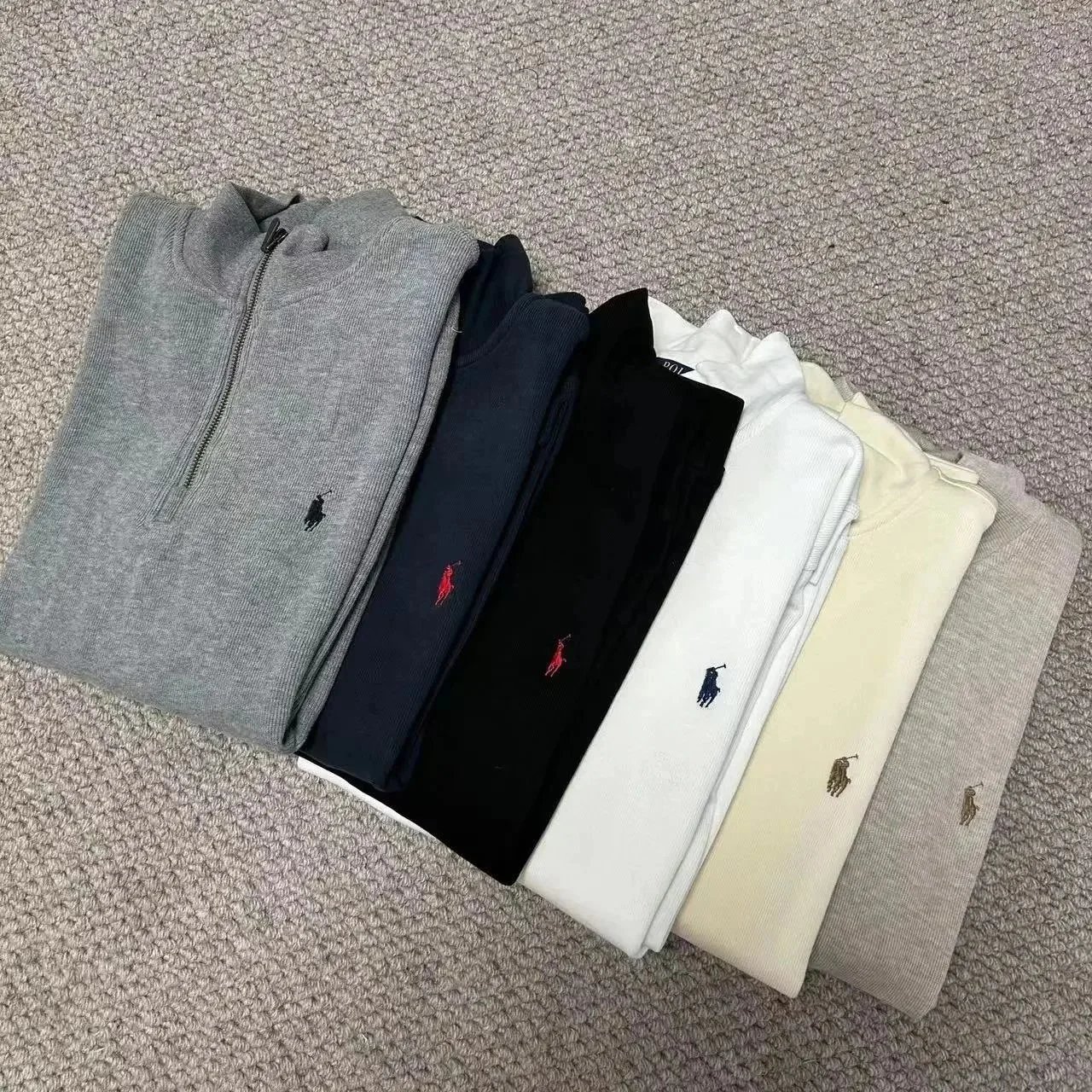Ralph Lauren Embroidered Quarter-Zip Sweatshirt product photo 1
