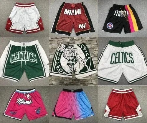 Just Don Miami Heat and Floridians Basketball Shorts