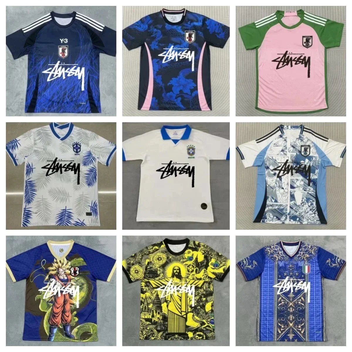 Stüssy Graphic Print Soccer Jerseys product photo 2