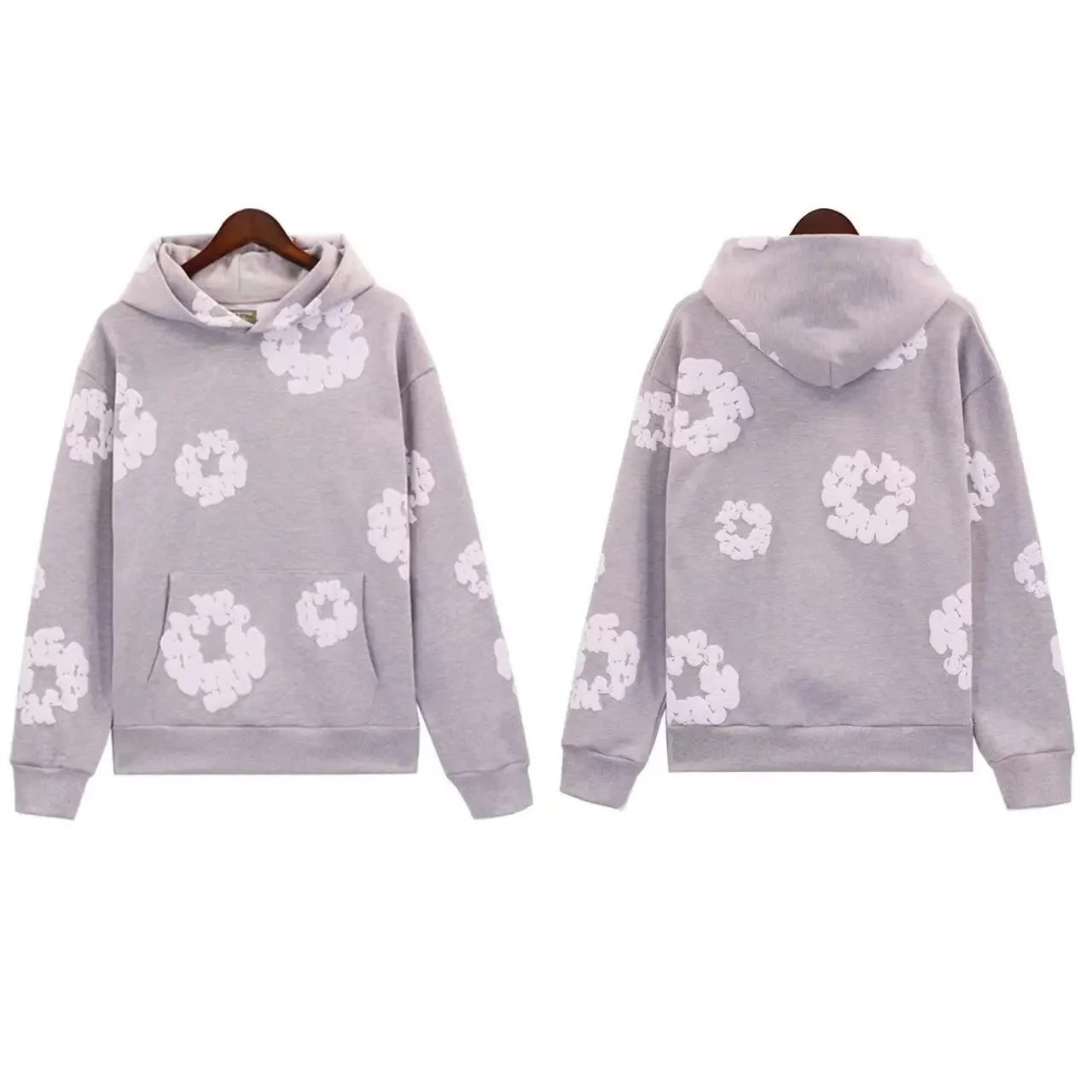 Denim Tears Cotton Wreath Pullover Hoodies — Multiple Colors product photo 3