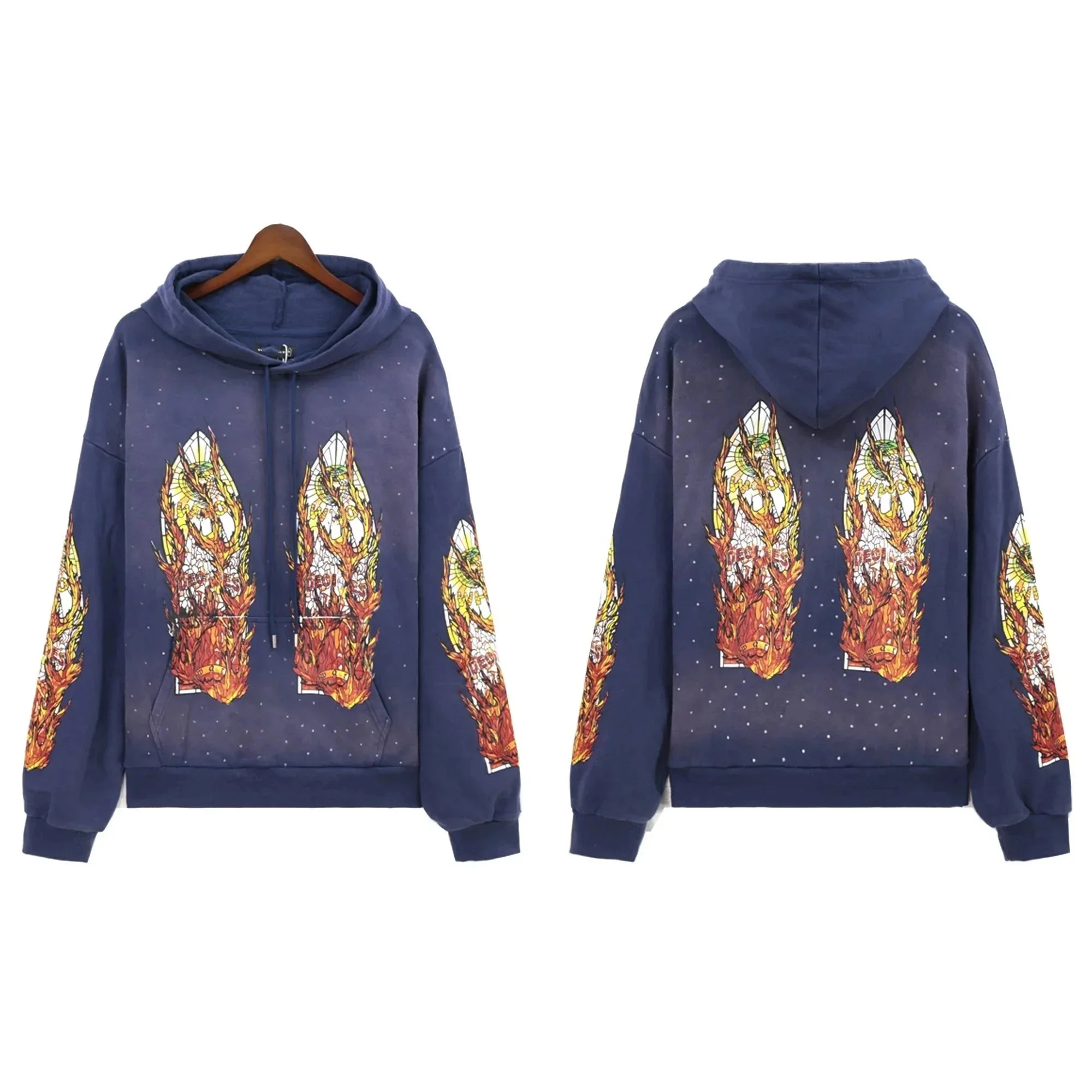 Devilless Navy Hoodi