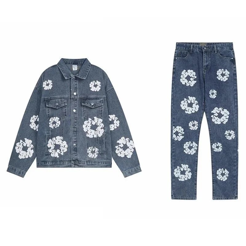 Denim Tears Cotton Wreath Denim Jacket and Jeans Set product photo 2